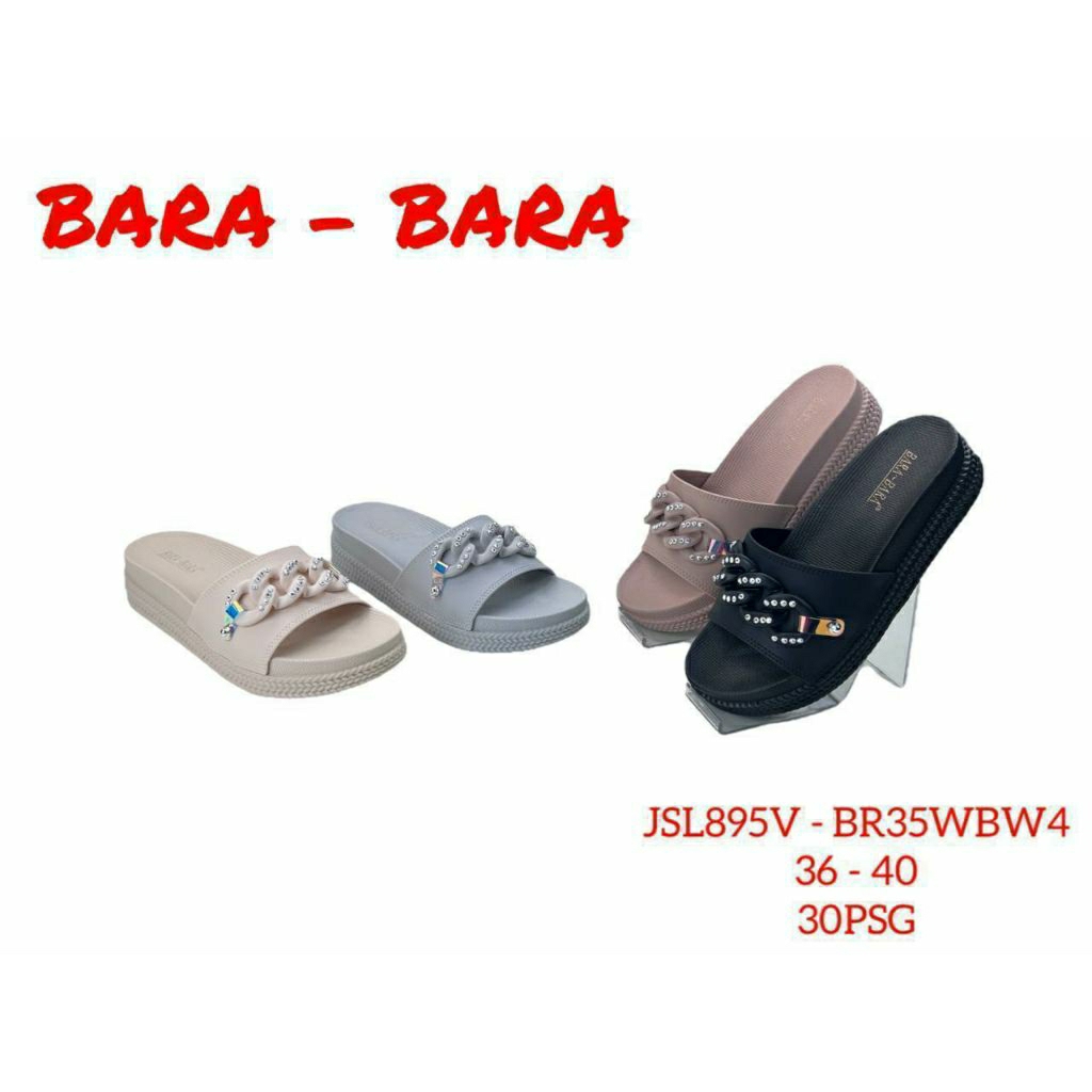 Sandal Bara Bara Selop Rantae. sandal wanita stylish