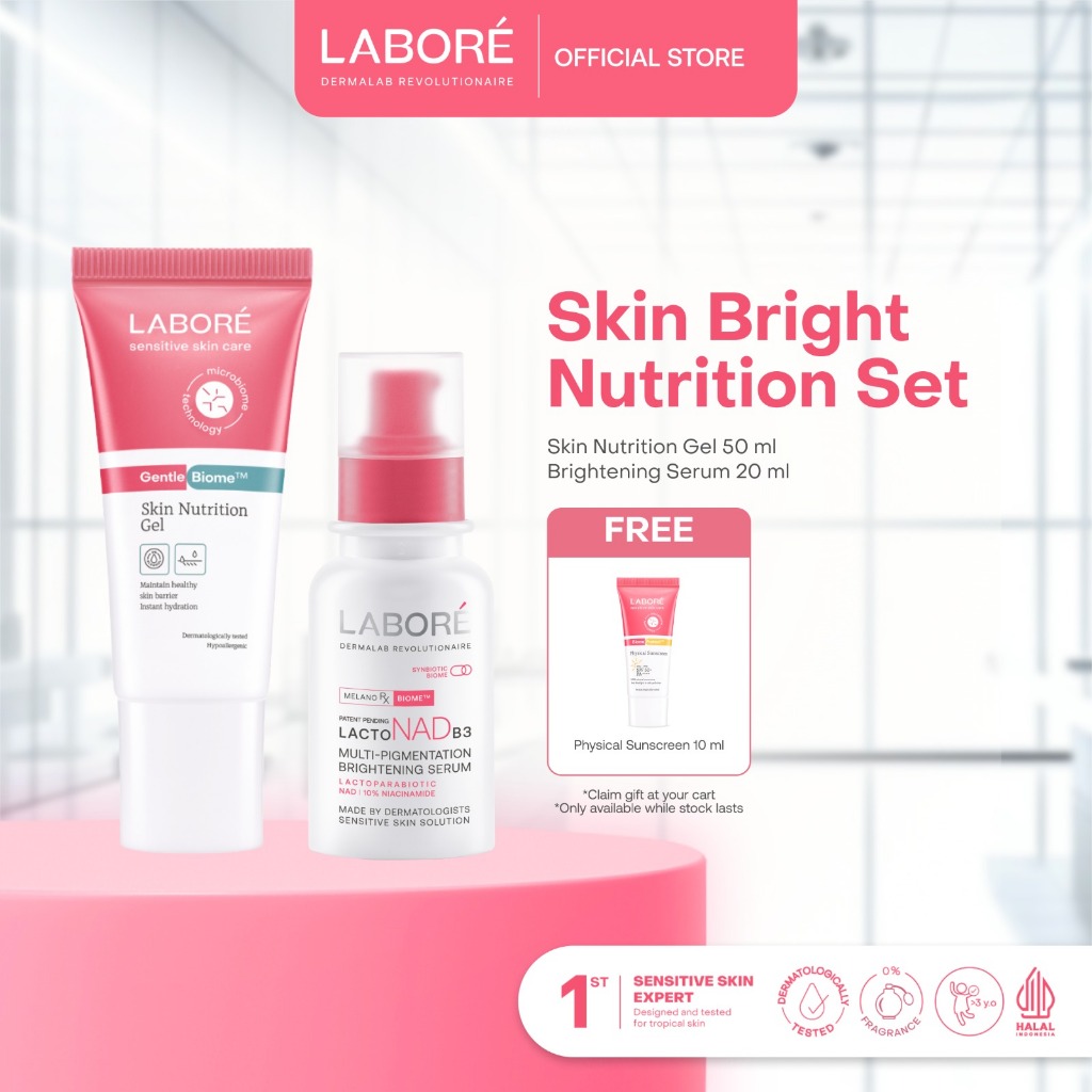 LABORE Skin Bright Nutrition Set - LABORE Multi-Pigmentation Brightening Serum 20 ml | LABORE Skin N