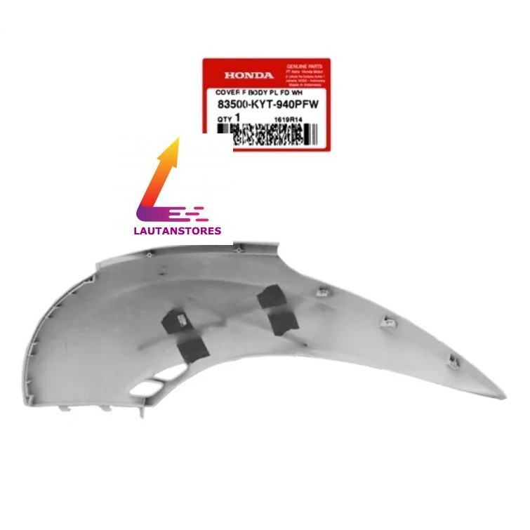 83500-KYT-940PFW Cover Body Kanan Scoopy Karbu Putih