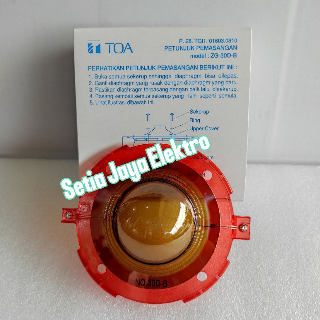 Spul Diaphragm TOA ZG-30D-B spul horn original