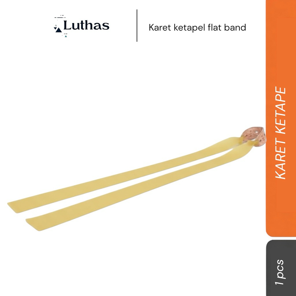 karet ketapel previse premium Slingshot karet ketapel flat band 0.5mm cream