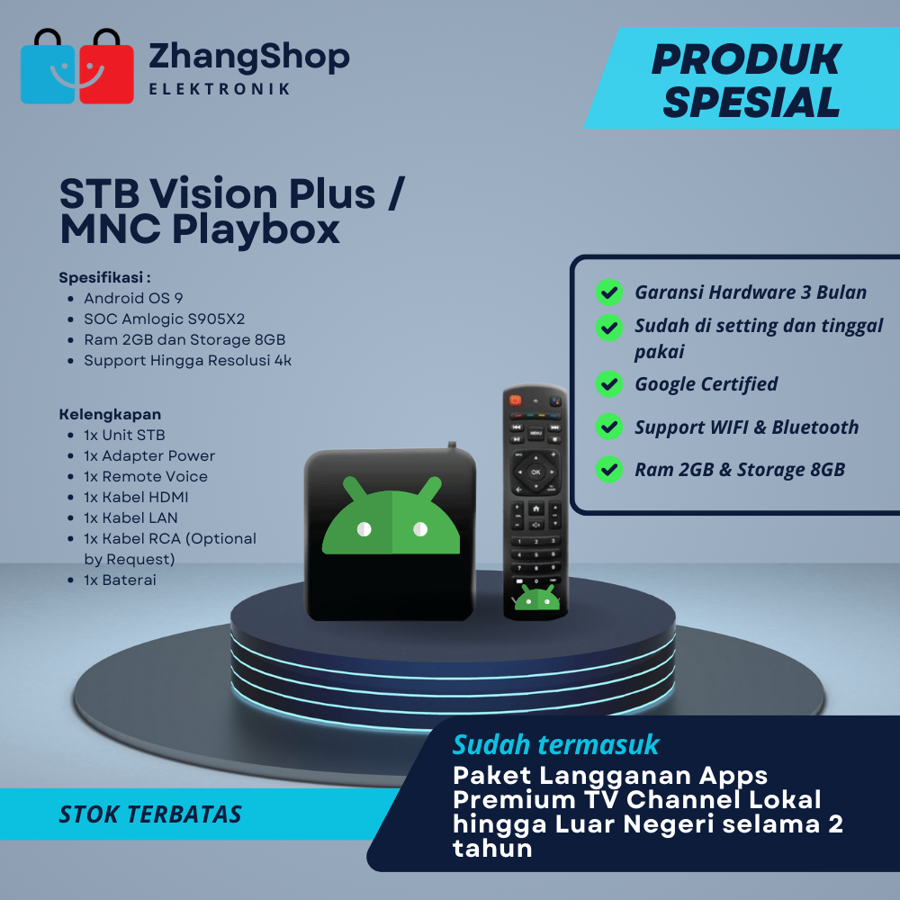 #MNC PLAYBOX TV #MNC VISION+ TV #ANDROID BOX TV