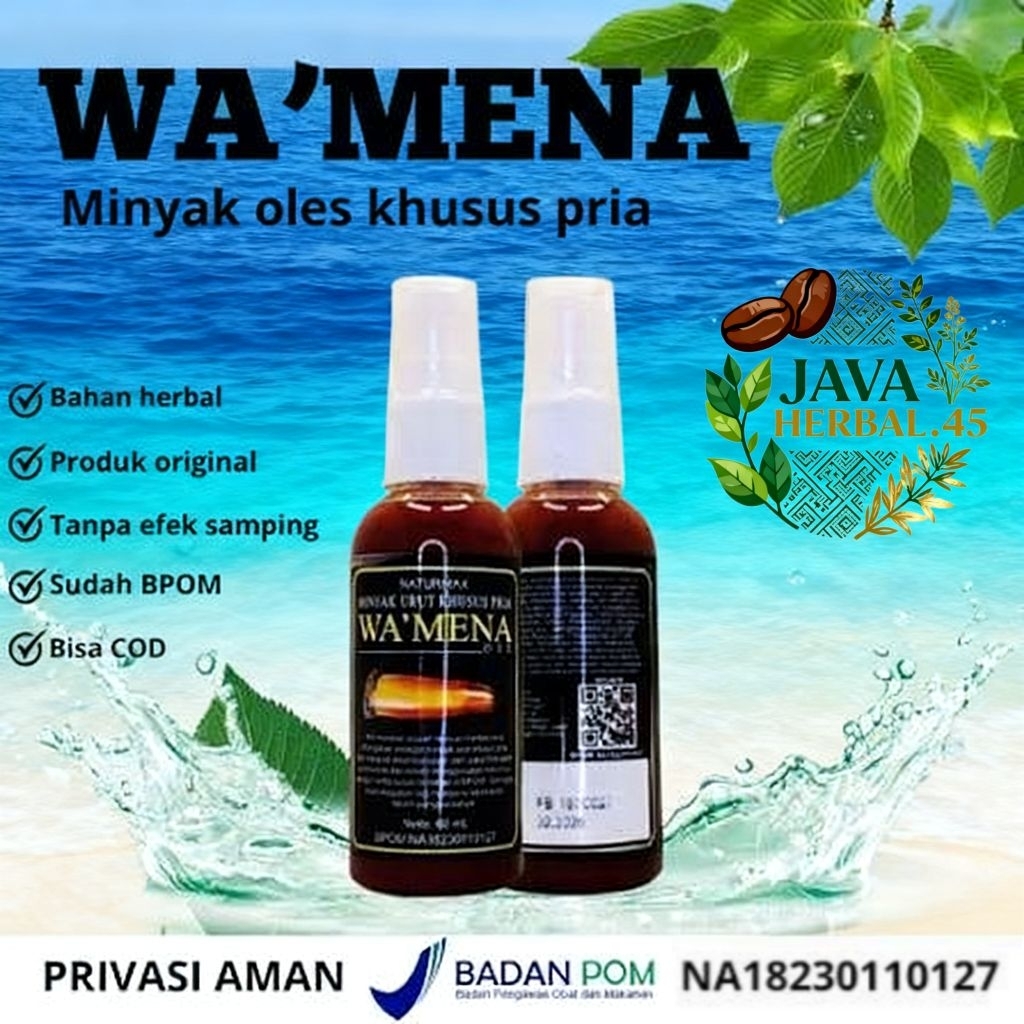 (PROMO) WAMENA* MNYAK HERBAL BPOM herbal pembesar vital pria original memelihara stamina pria tahan 