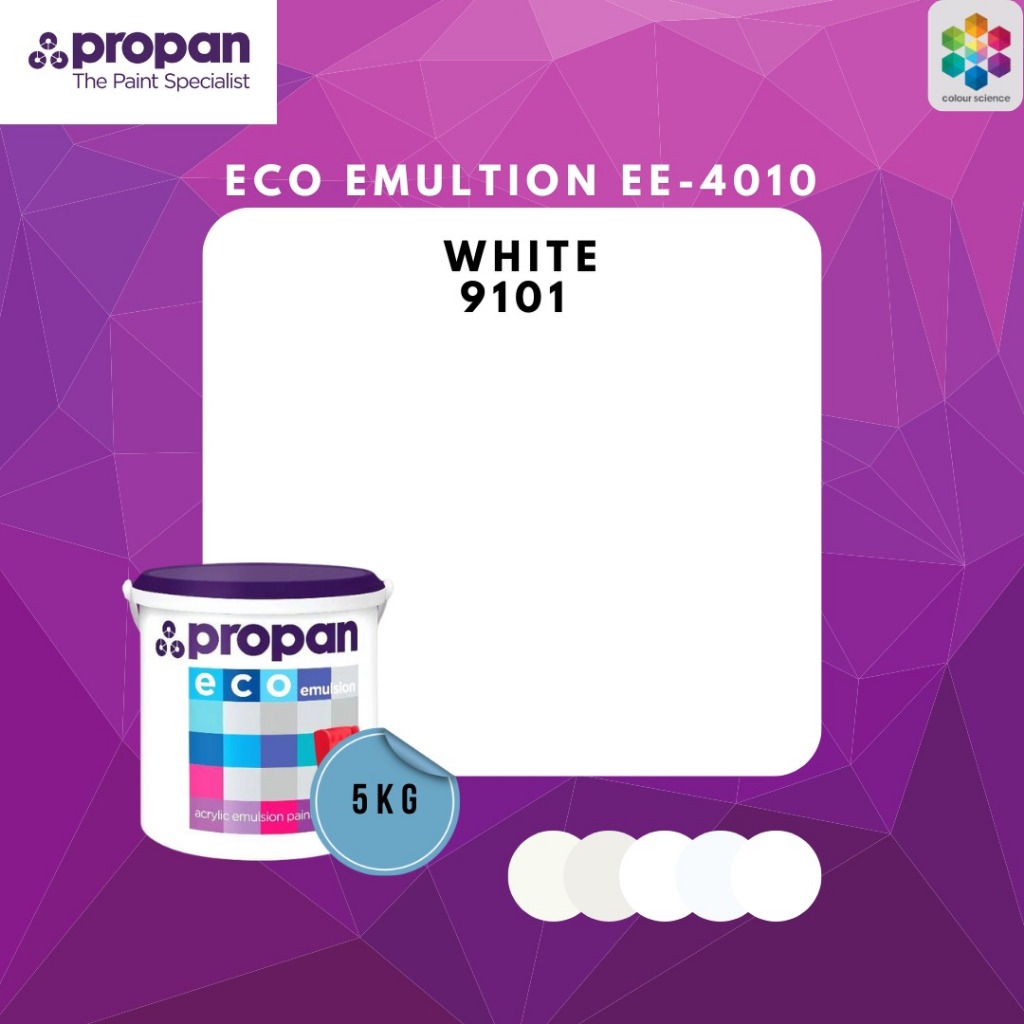 Cat Tembok Propan Eco Emulsion Putih 9101 5 KG