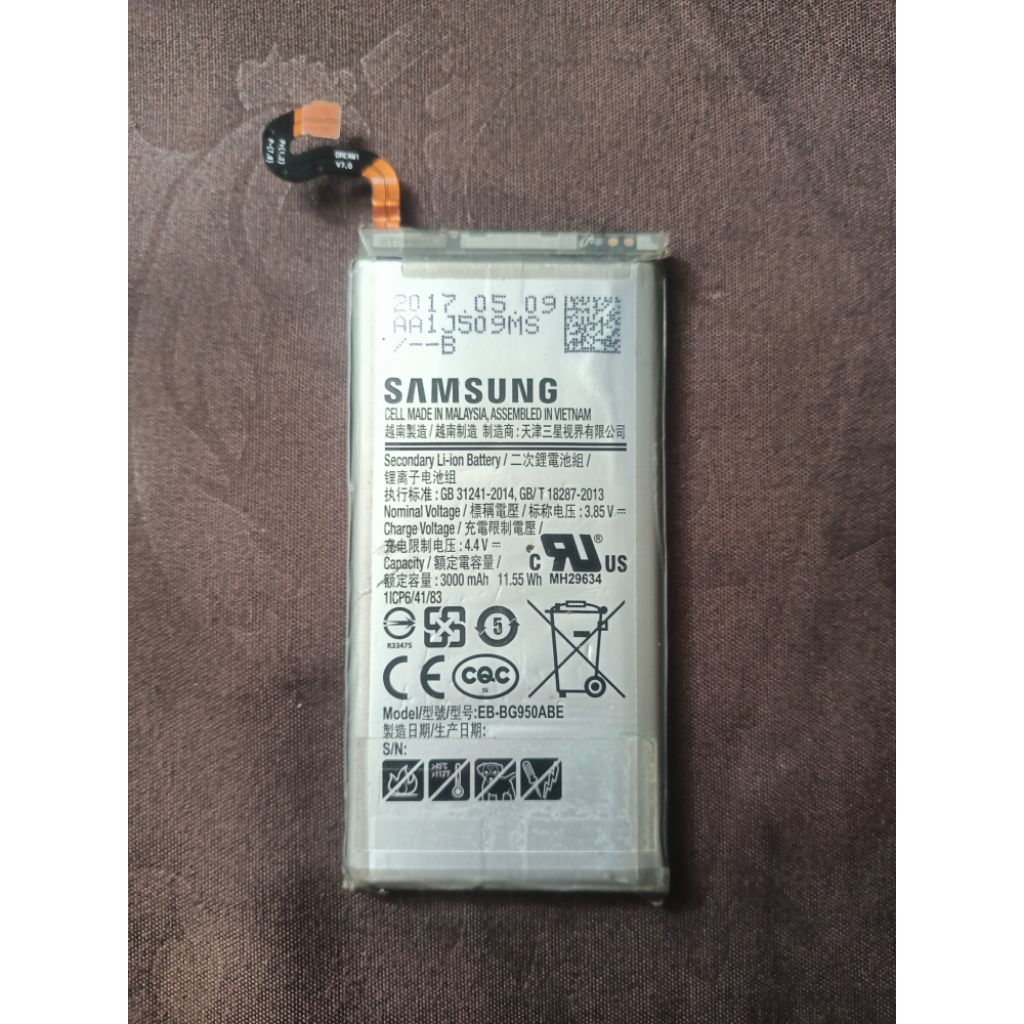 baterai samsung s8 ori sein copotan