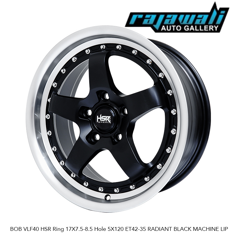 Velg Celong Ring 17 BMW E36 E46 E90 BYD Lebar 75-85 Pcd 5x120 HSR BOB R17
