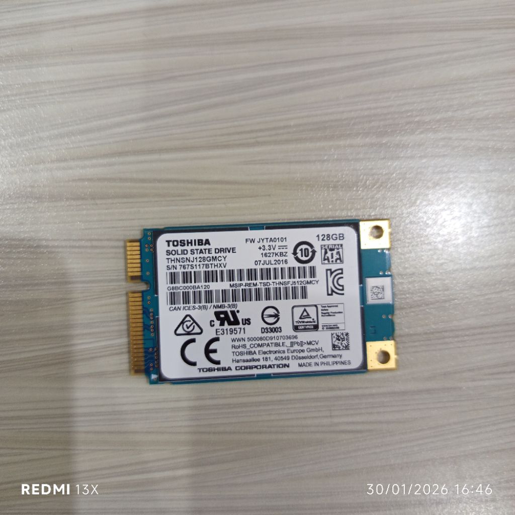 SSD MSATA 128 GB 256 GB