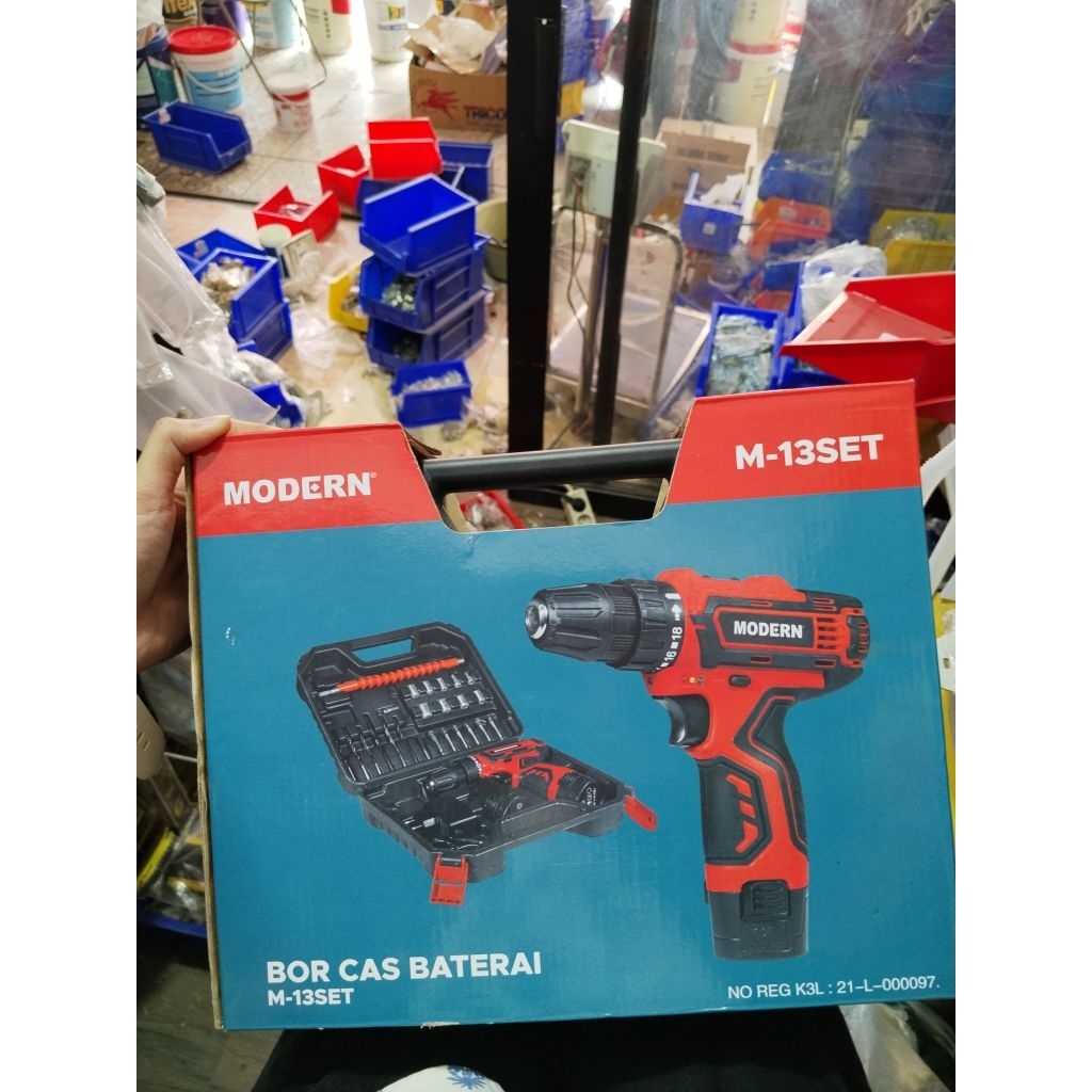 Bor cas baterai nirkabel MODERN M-13Set
