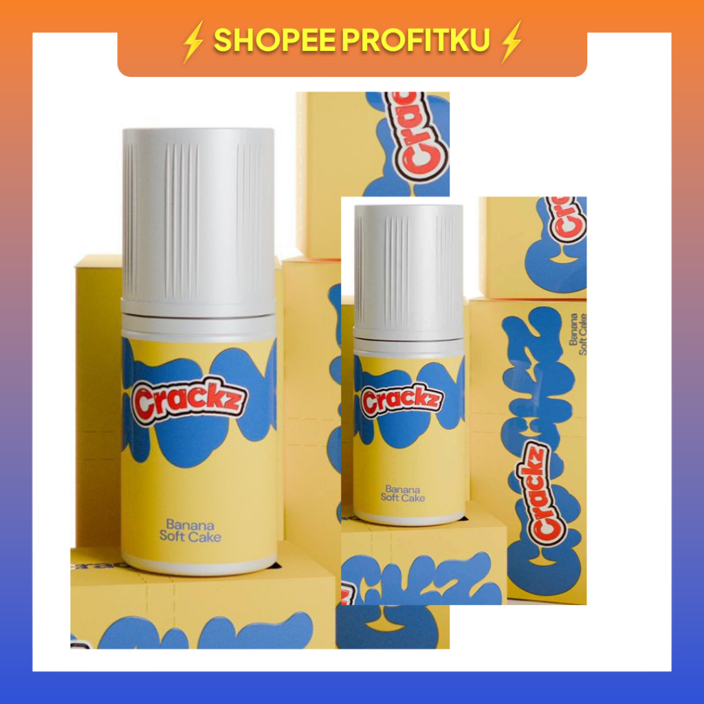 CRACKZ BANANA SOFTCAKE SALTNIC 30ML BY TETRA 100% ORIGINAL