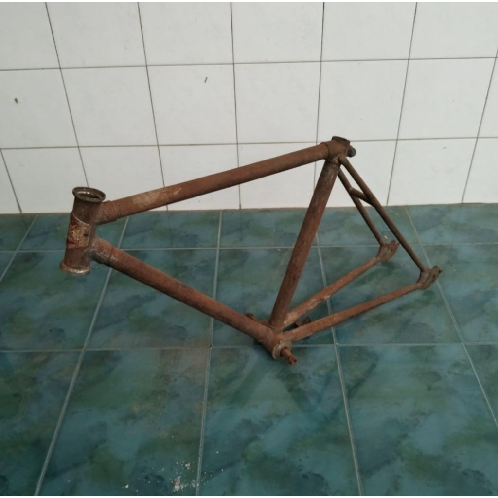 Frame sepeda balap jadul ukuran 20 jhonson rangka frame sepeda balap classic jhonson usa original
