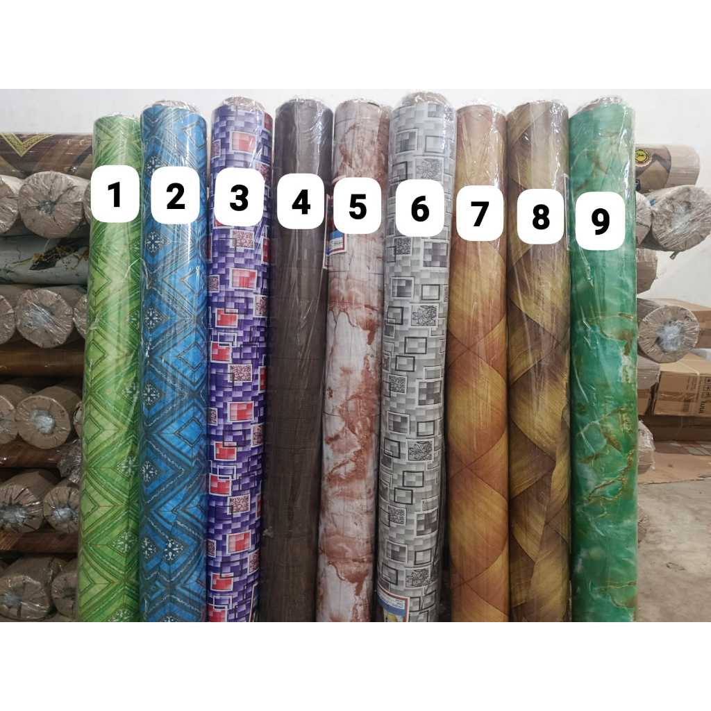 KARPET PLASTIK LANTAI  VINYL 1 ROLL (24 meter) / TAPLAK MEJA