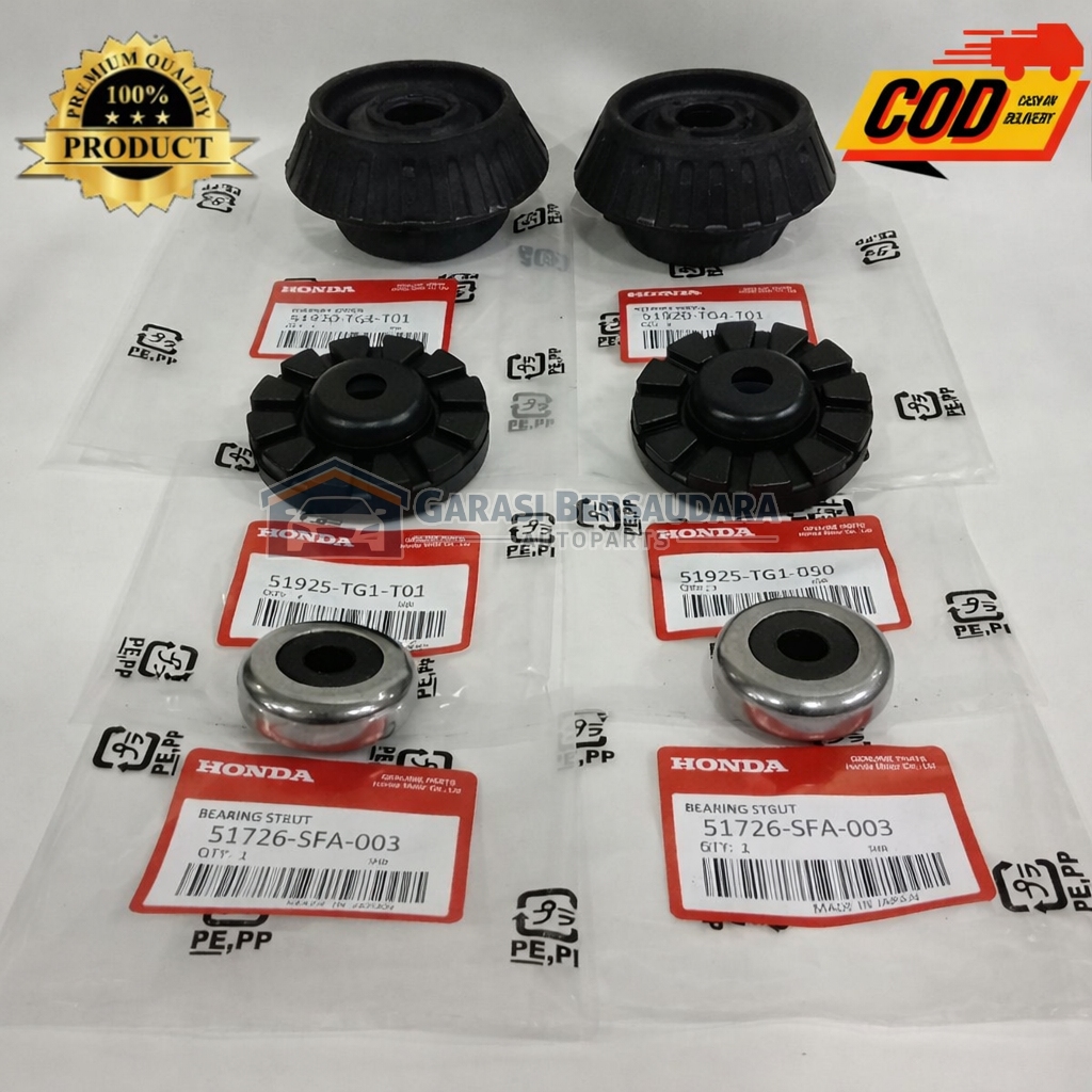 Karet Support Shock Set Tatakan & Bearing Honda Mobilio Original