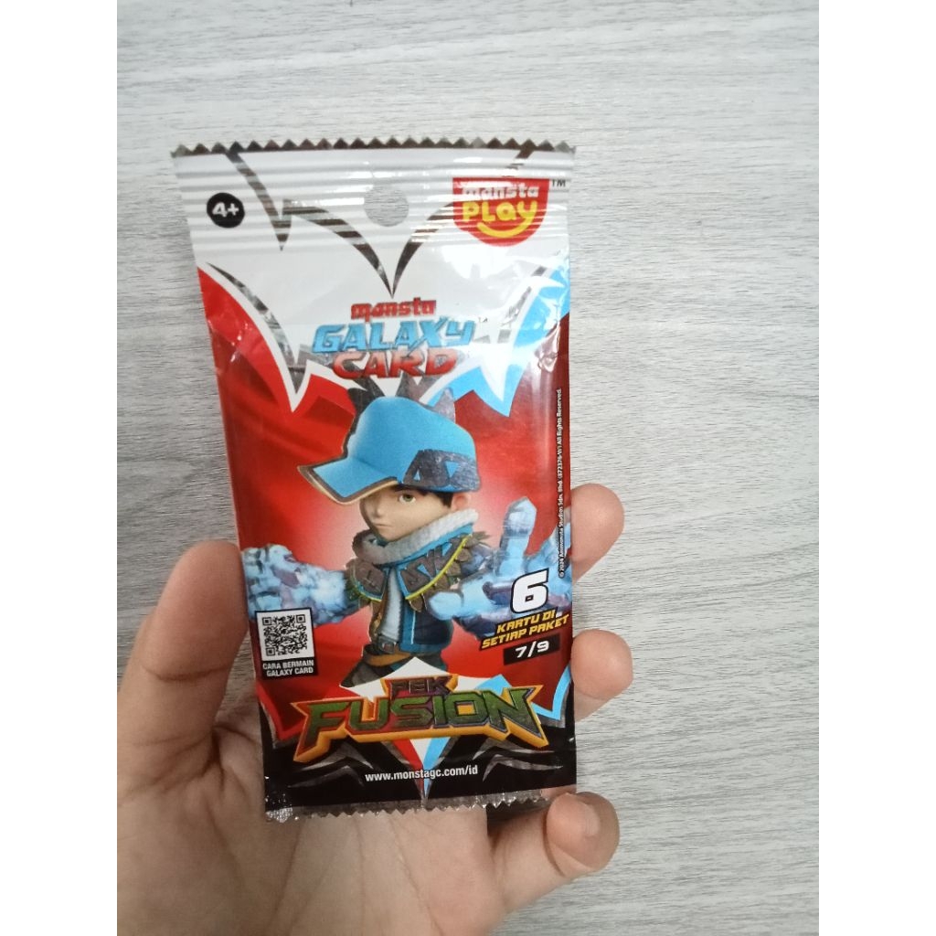 kartu Boboiboy Pek fusion 7/9