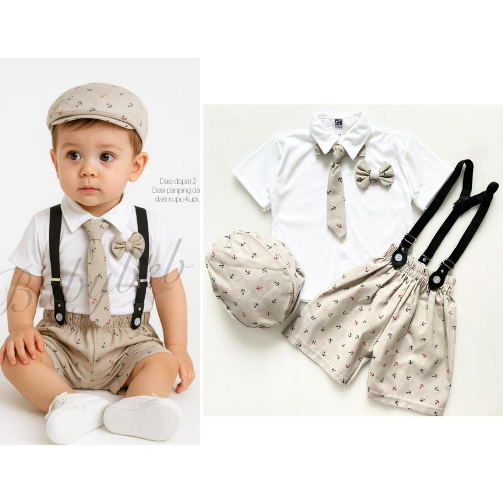 JANGKAR TUXEDO baju anak bayi tuxedo jas bayi Anak Laki Cowo Pakaian Pesta Murah Lucu  H O G W A R T