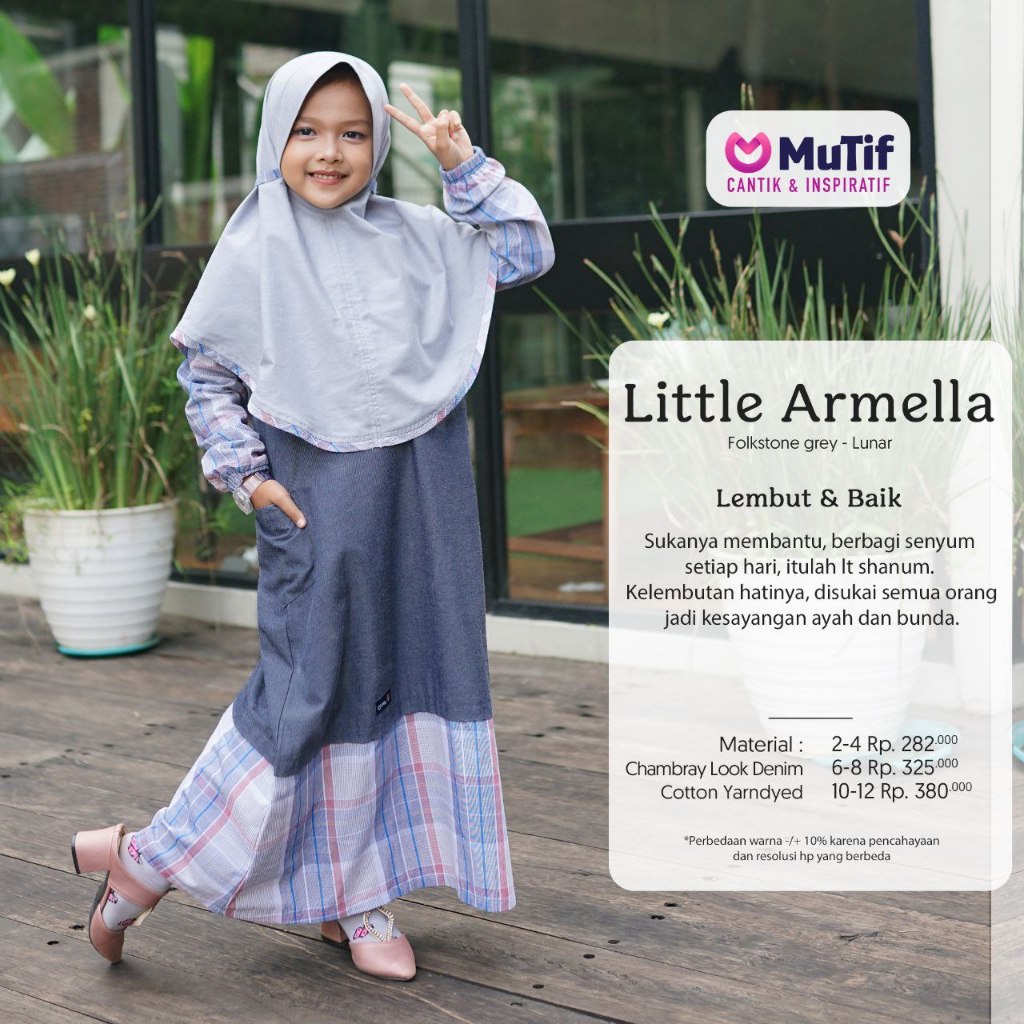 GAMIS ANAK MUTIF ARMELLA / GAMIS ANAK / MUTIF / GAMIS ANAK MUTIF / ARMELLA