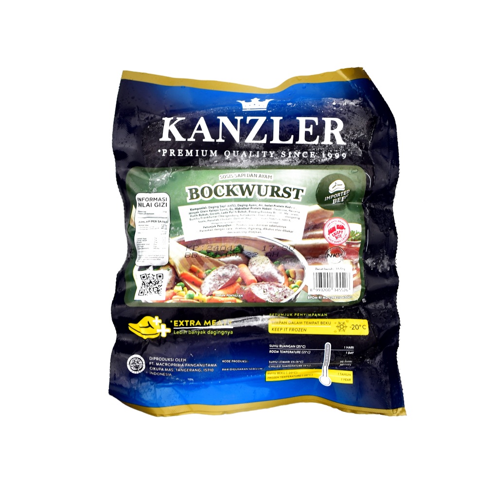 SOSIS KANZLER BOCKWURST 360GR FROZEN FOOD