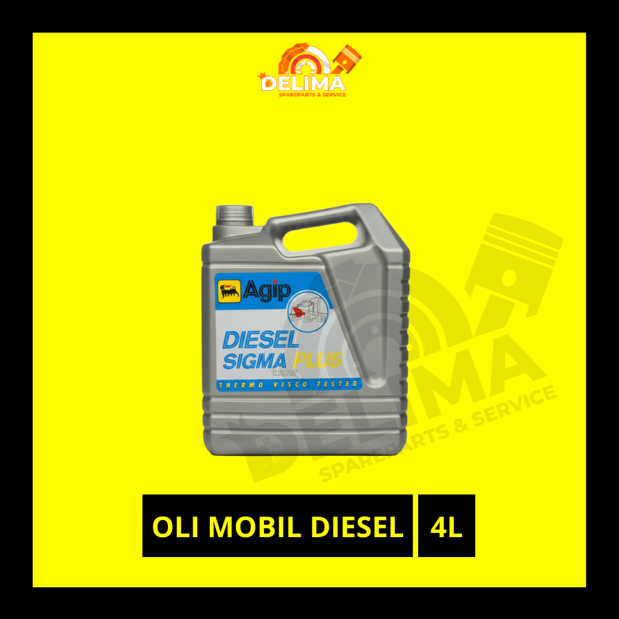 Agip Diesel Sigma Plus SAE-40 (5 Liter)  Pelumas Oli Mobil Diesel