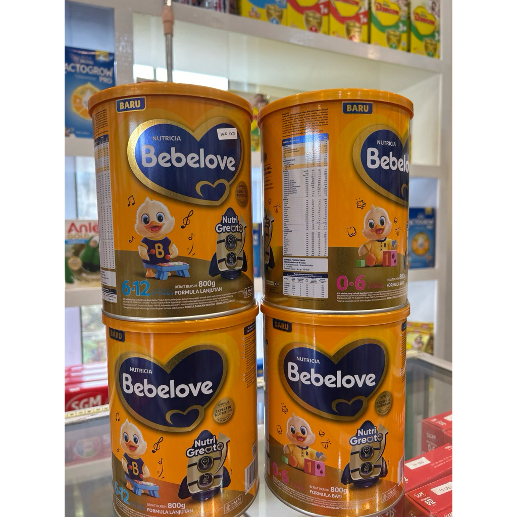 Bebelove Susu Formula 0-6 bulan & 6-12 Bulan 800g