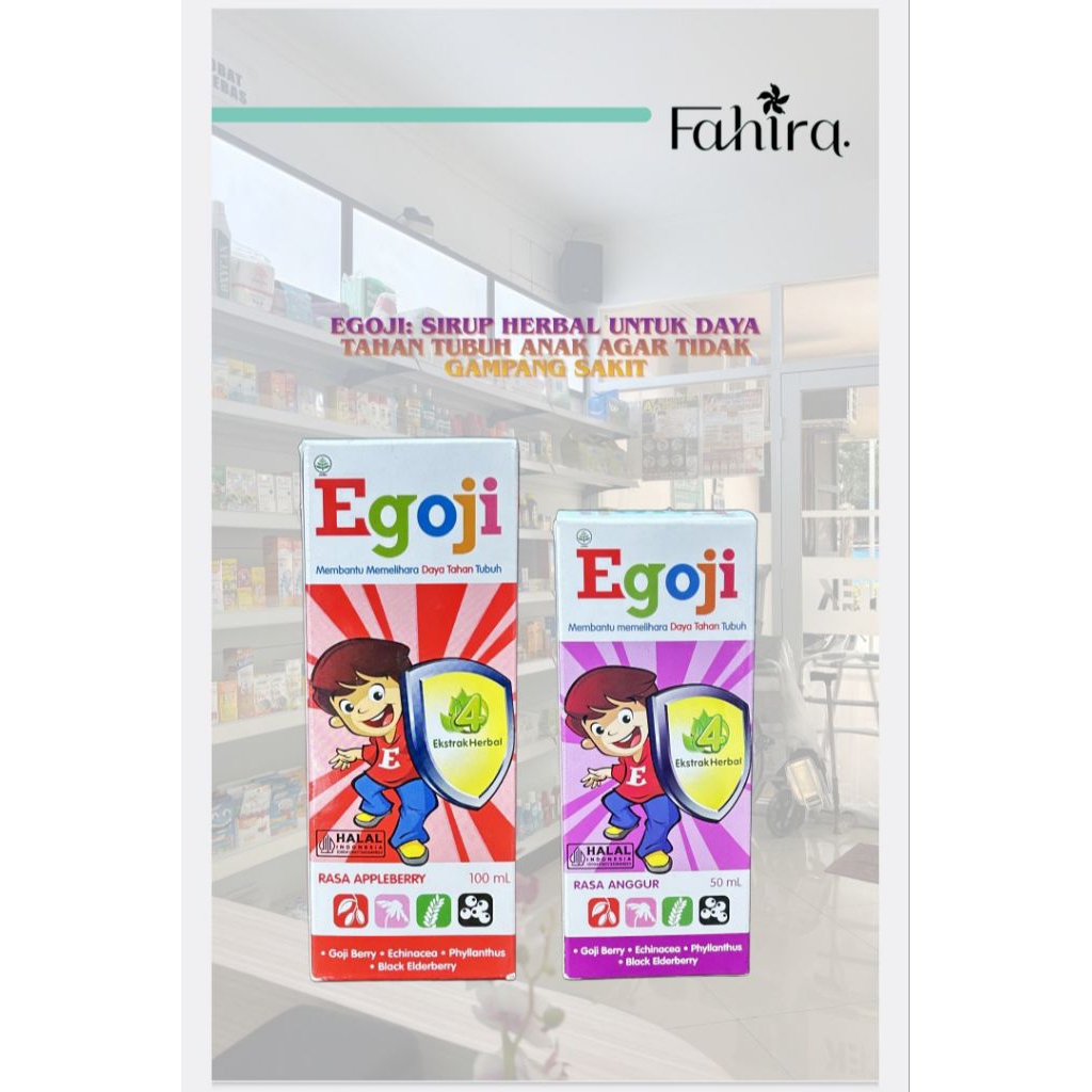 Egoji Sirup Vitamin untuk daya tahan tubuh anak