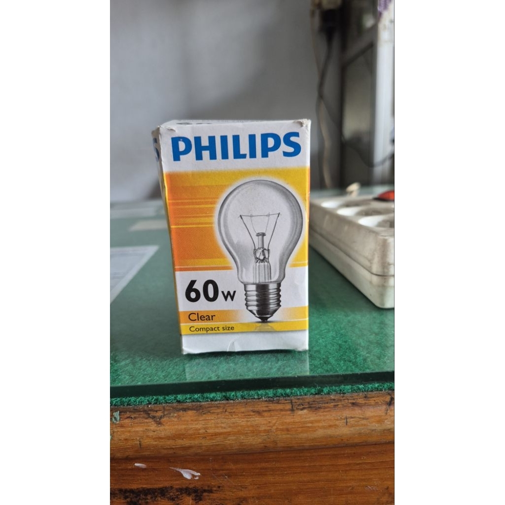 lampu pijar philips 60 watt