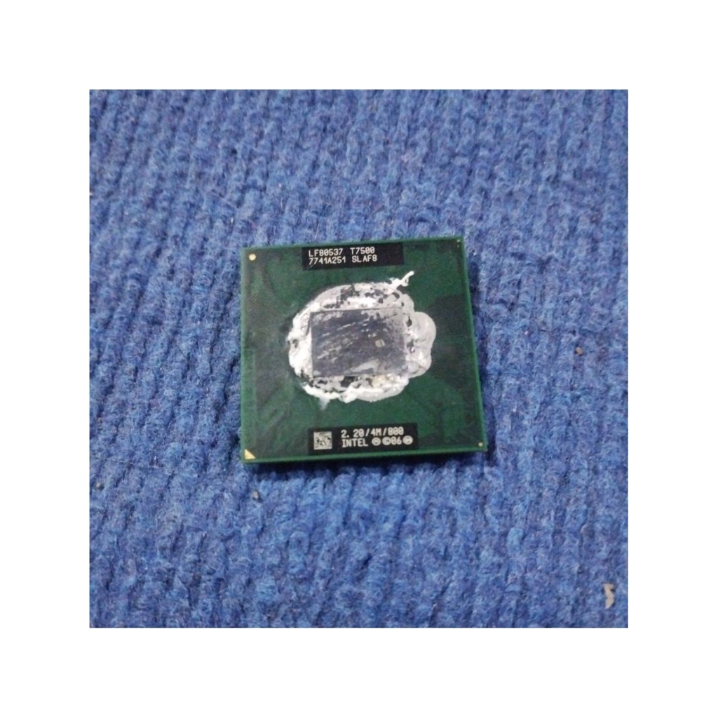processor Intel core 2 duo T7500 atas copotan dari laptop Acer aspire 4720