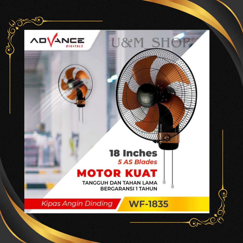 Wall Fan Advance 18 inchh/ Kipas dinding Advance 18inch WF-1835