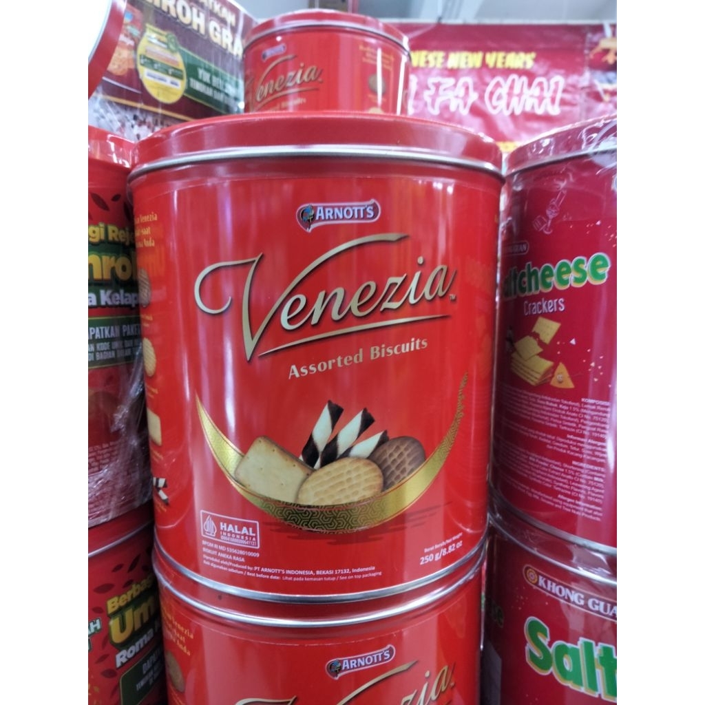Venezia Arnotts Tin 250gr