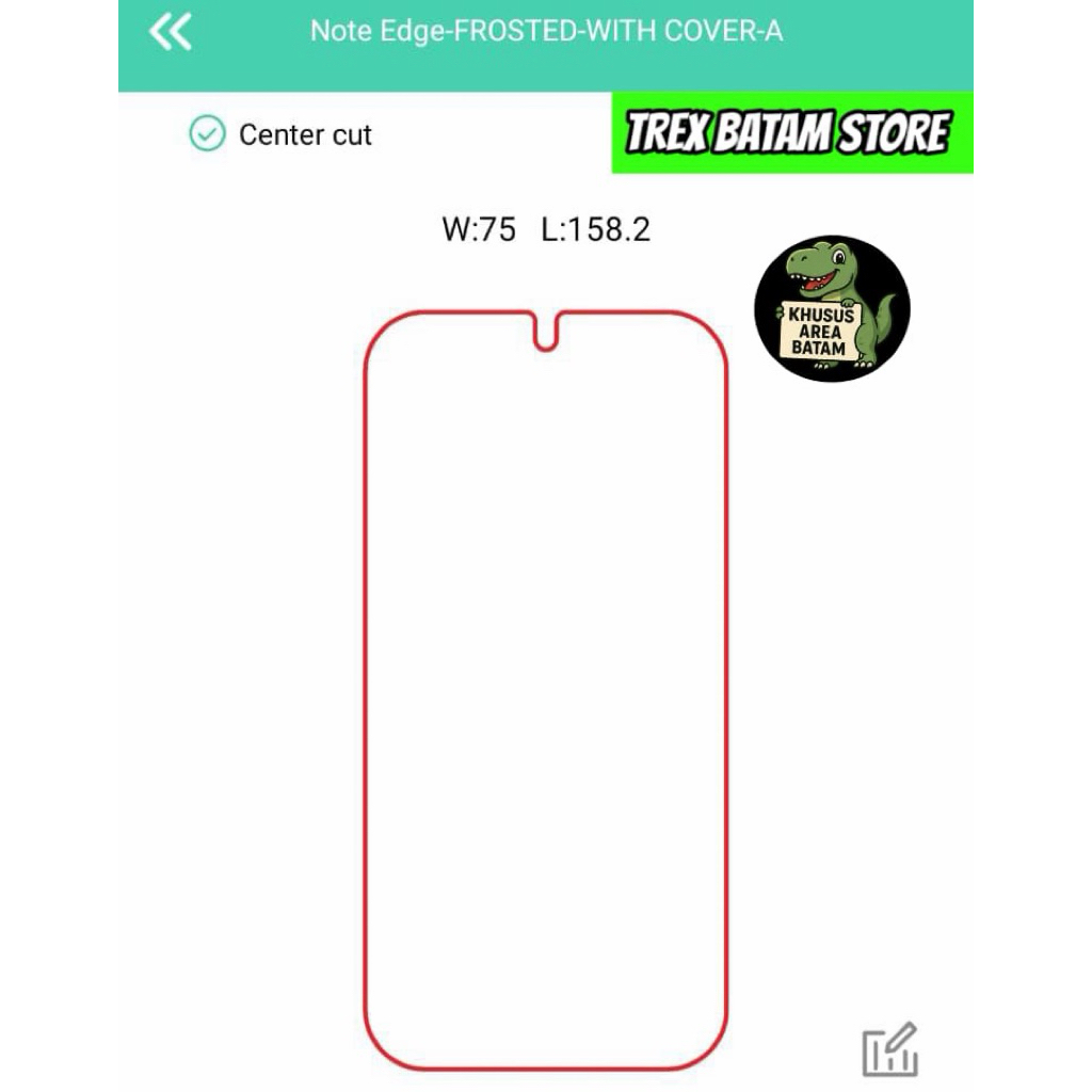 ANTIGORES HYDROGEL INFINIX NOTE EDGE 2026 - BATAM