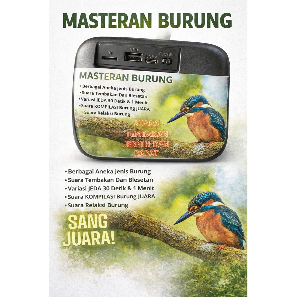 SPEAKER MASTERAN BURUNG
