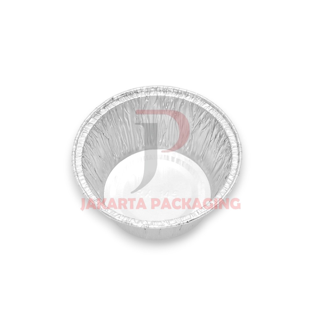 Aluminium Tray Bulat Kecil Wadah Loyang Foil Tray Bulat