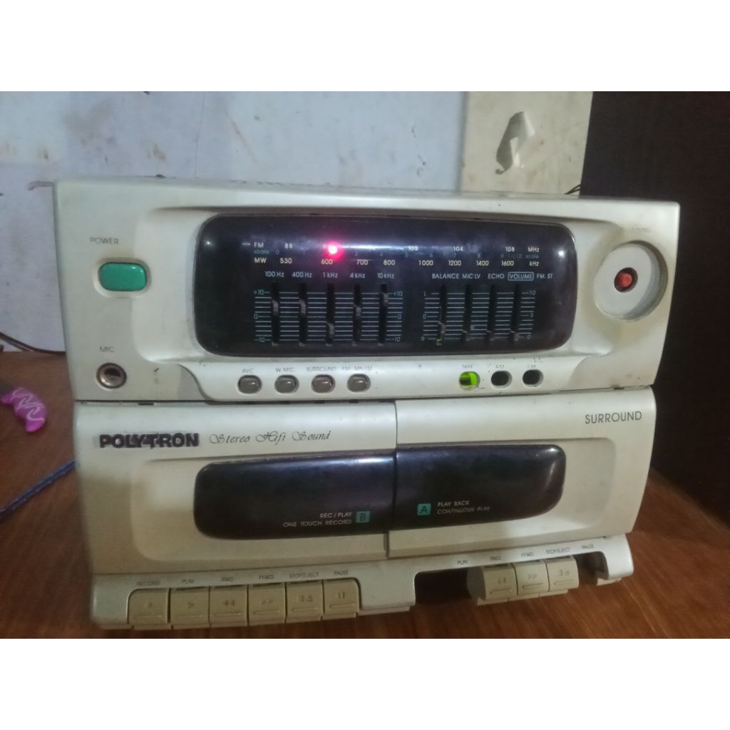 amfli mini compo polytron bekas