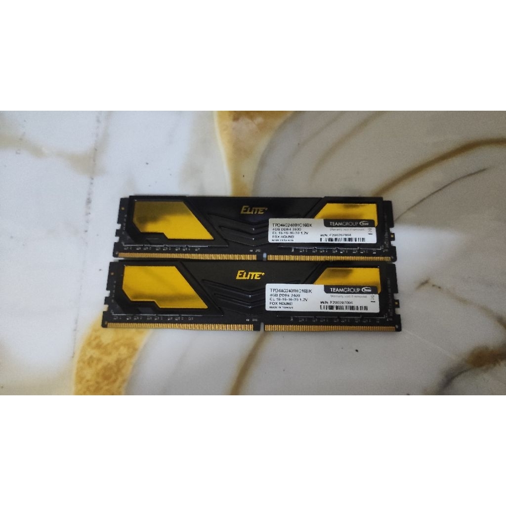 ram team elit 4x2 8gb ddr4 2400mhz