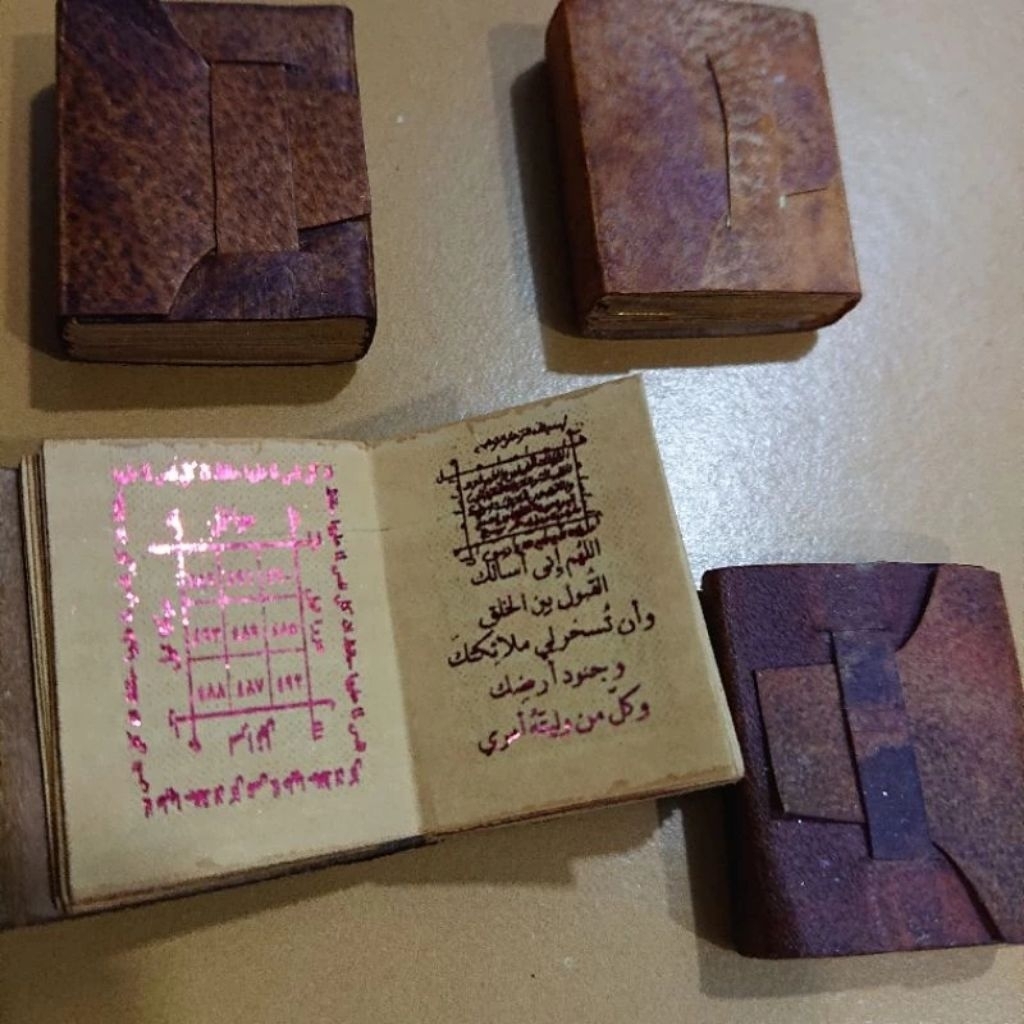 (COD) setambul andarun tinta merah sampul kulit tanpa wadah