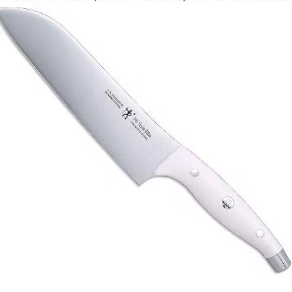 Zwilling J.A. Henckels Japan 16807-481 HI Style Elite Santoku Knife, 7.1 inches (180 mm), White, Mad