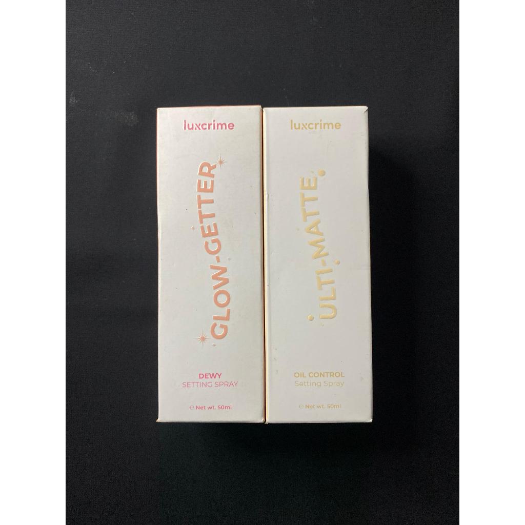 Luxcrime Setting Spray Series | Ultimate Oil Control & Glow Getter Dewy 50ml