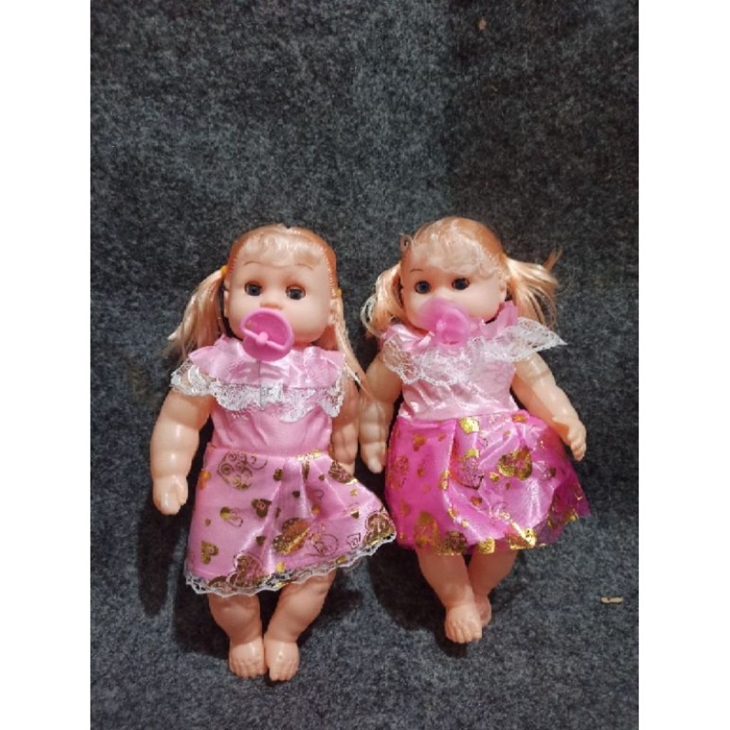 Boneka Bayi Cantik nangis suara papa mama 30 cm