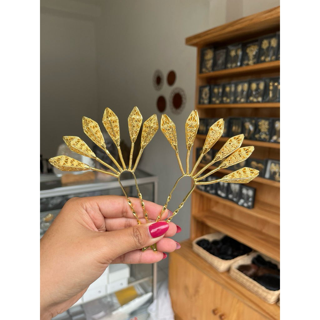 cucuk kantil cempaka alpaka lapis emas / cucuk crmpaka