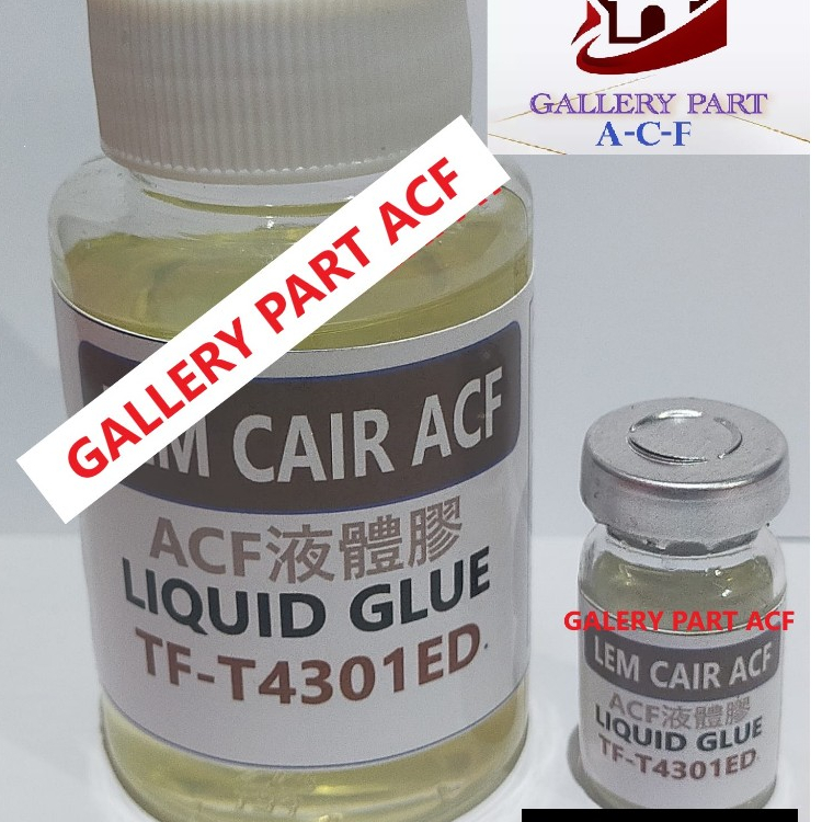 Lem Cair type tf4301ED LEM PEREKAT KABEL FLEXIBEL COF LCD DAN COF PCB TCON PENGANTI LEM PITA ACF