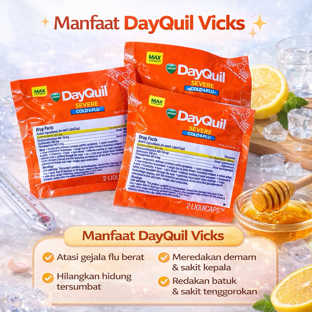 Dayquil Vicks Cold & Flu sachet