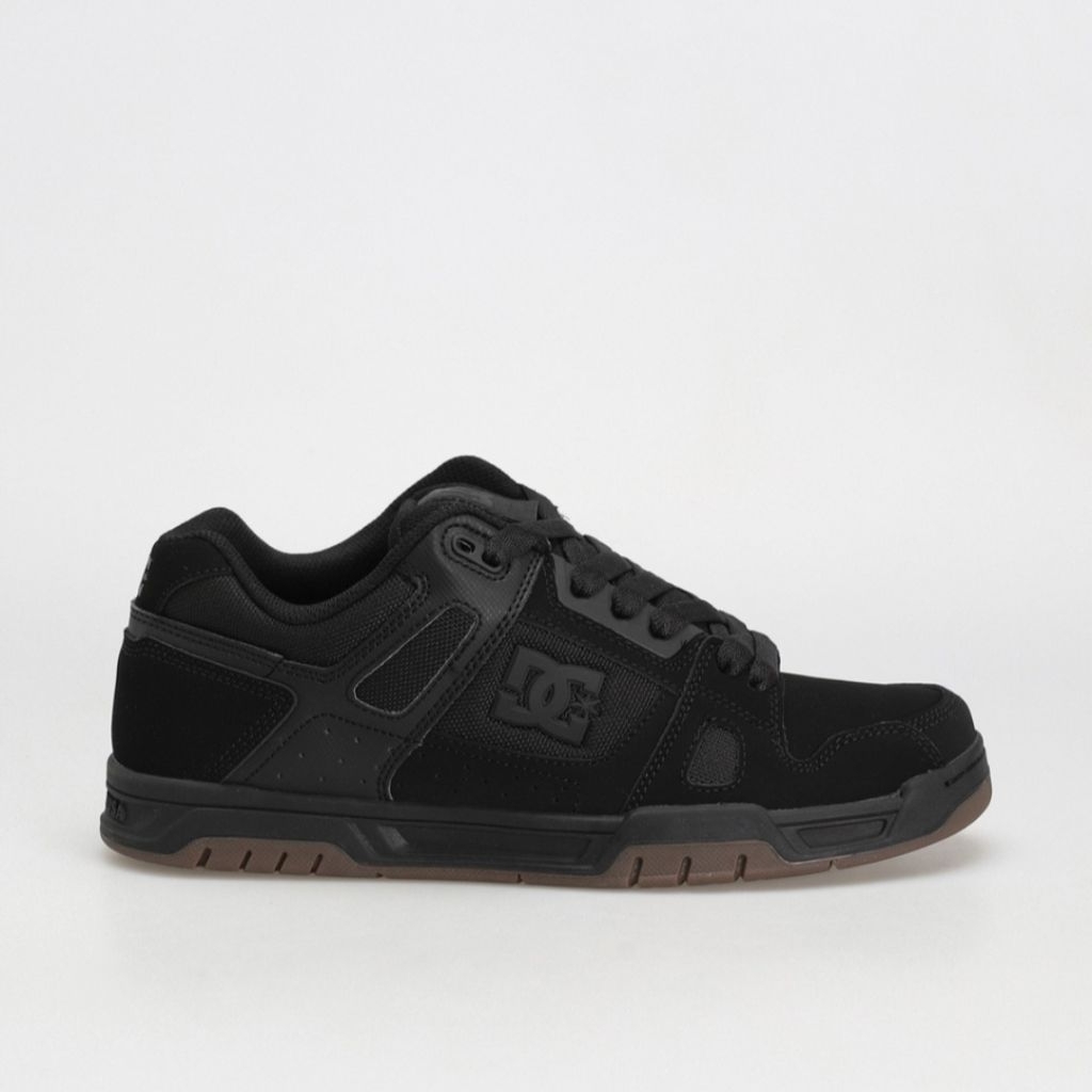 Sale Dc shoes stag black gum mens sneakers original sepatu kasual pria
