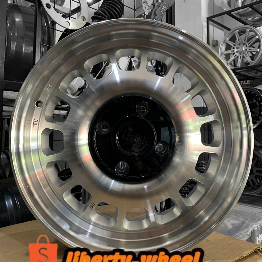 Velg Model Kaleng HSR R16 Pcd 4X100 Mobil GrandLivina,Avanza,Mobilio