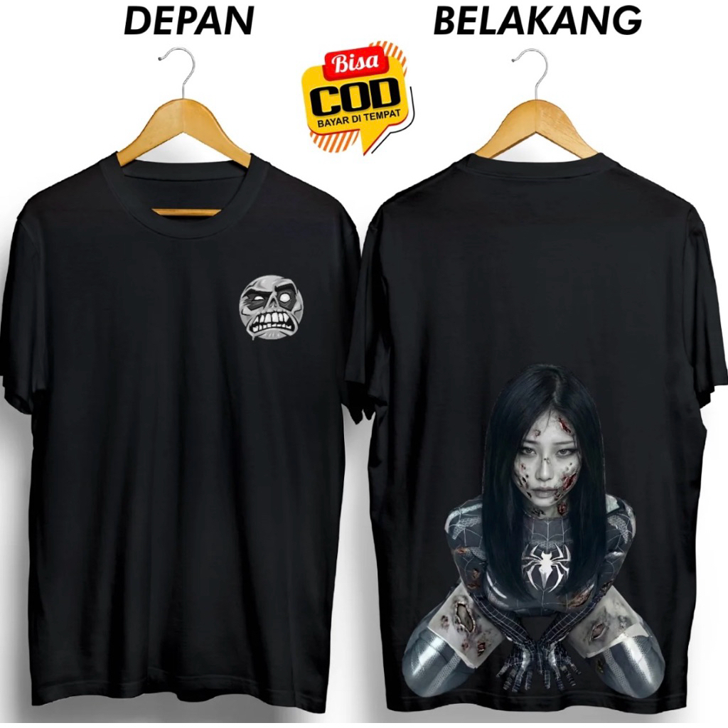 KAOS DISTRO PRIA CEWE SEKSI BAJU HITAM