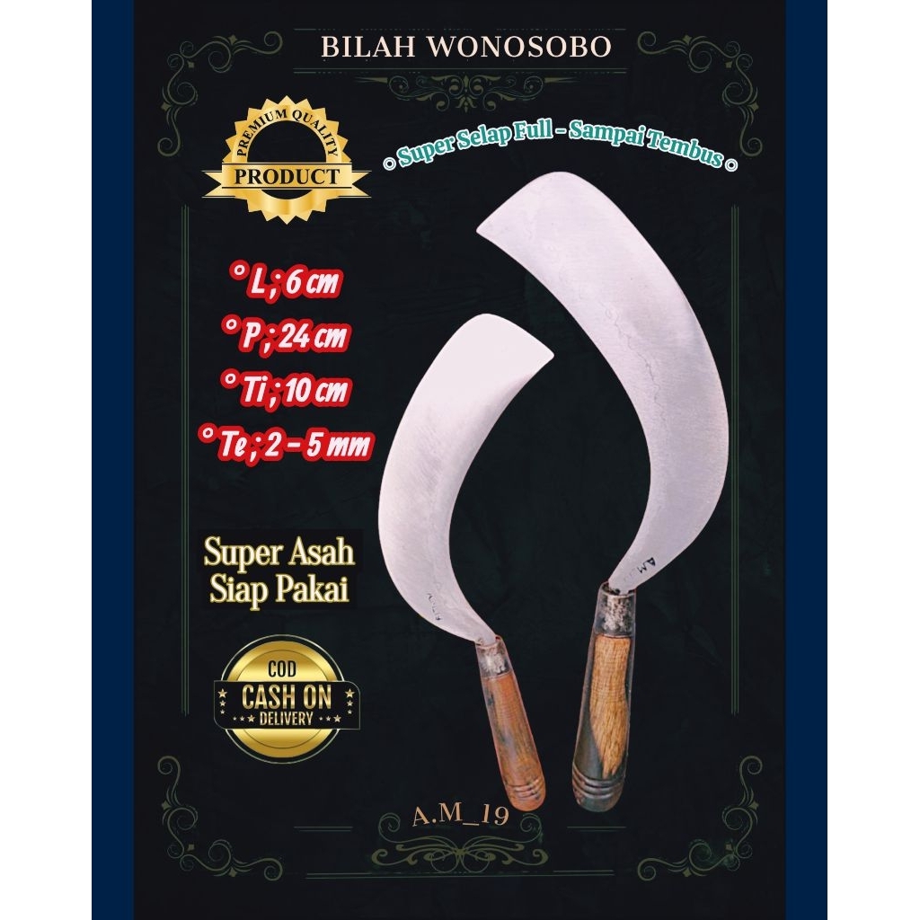 Arit Deres Sedang AM19 Uk L ; 6 Cm Super Baja Isen Selap 3 Produk Wonosobo