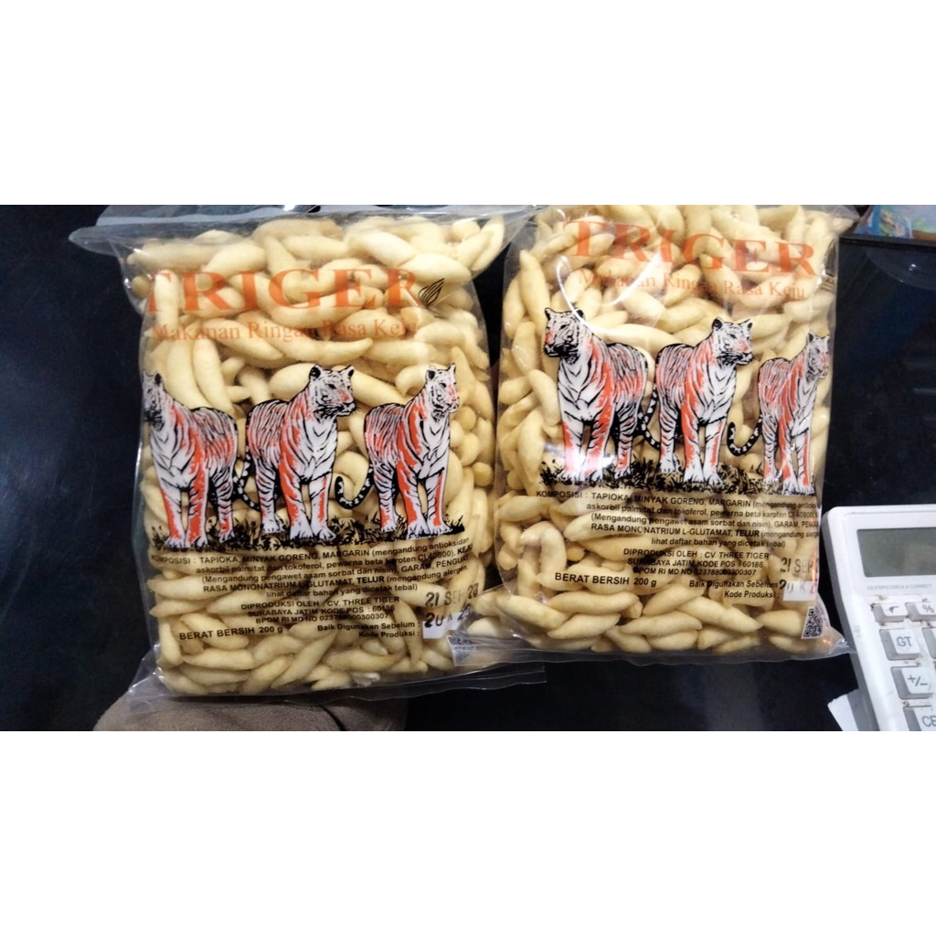 Jajan kiloan bidaran keju 200gram Triger