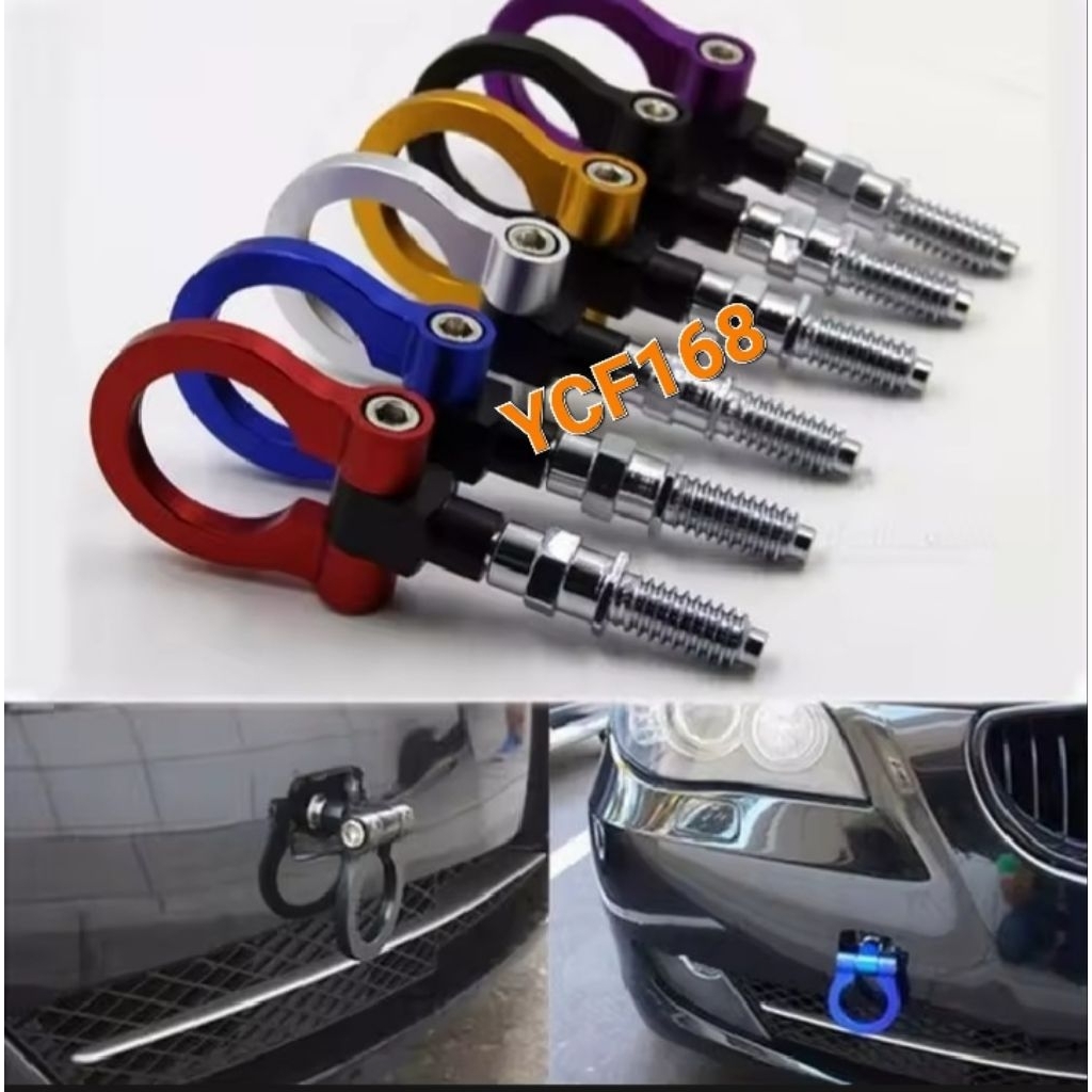 Towing Hook Bumper Depan Derekan Mobil Gran max Luxio Warna Merah Hitam Silver Biru Gold