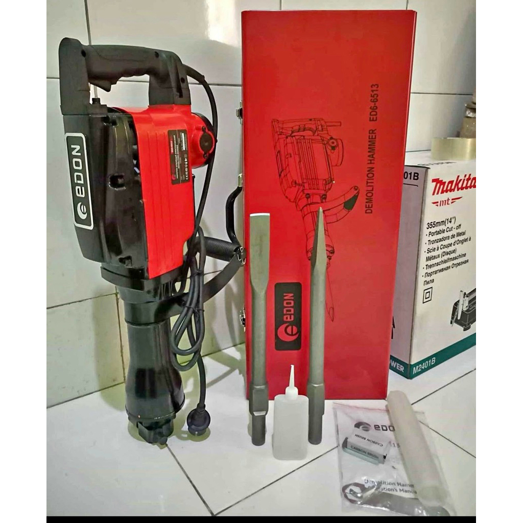 MESIN BOBOK DEMOLITION JACK HAMMER 15kg edon / mesin bobok jalan / mesin bobok beton demolition Jack