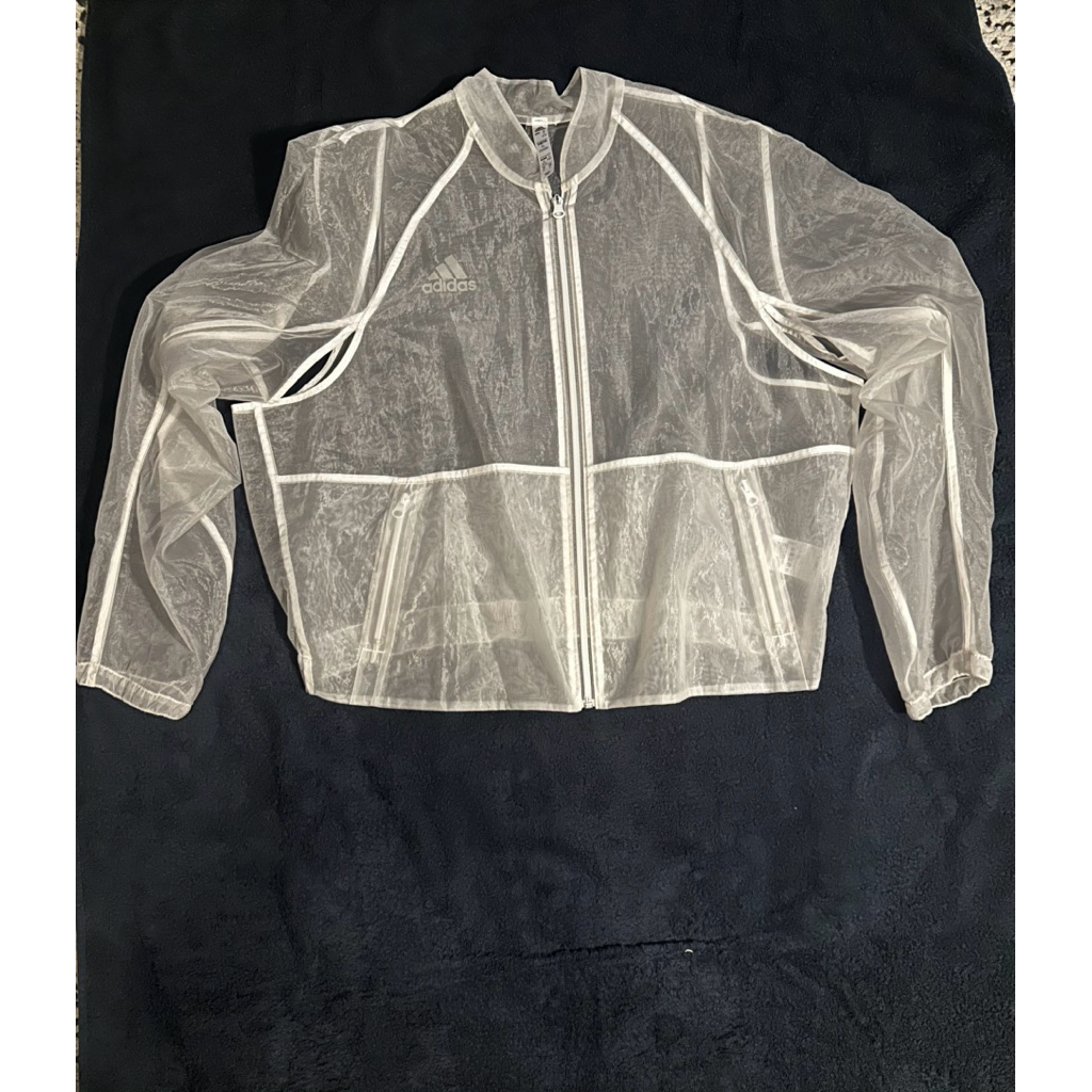 Adidas Transparent VRCT Jacket in white (original, prelove)
