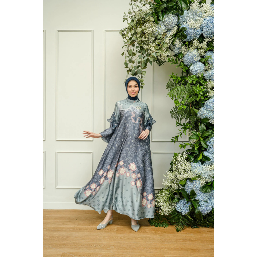 Malya Dress with Embellishment Wearing Klamby Sale