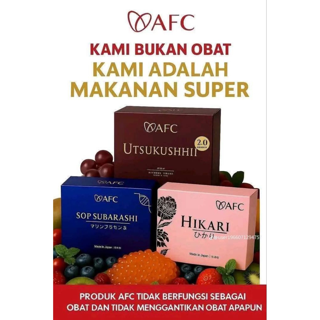ECER ORIGINAL AFC SOP SUBARASHI GOLD | HIKARI | UTSUKUSHHII