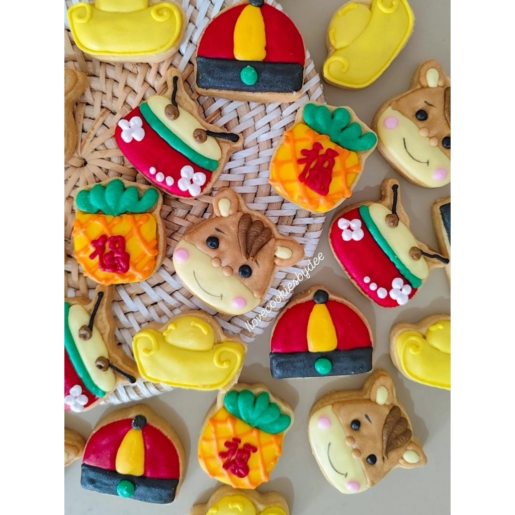 IMLEK CNY COOKIES KARAKTER 4CM isi 80pcs